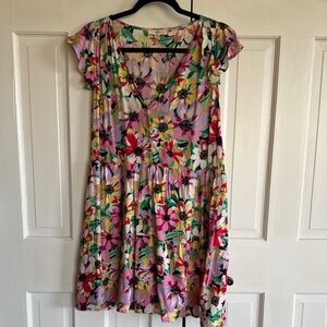 Floral Women’s Dress- Multicolor